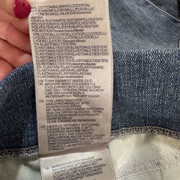 NWT NYDJ Alina Pull On Ankle Skinny Jeans With Side Slit Women's Size 16 - Picture 14 of 15